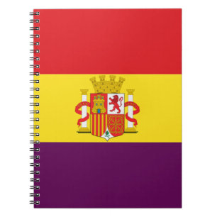 Bandera de la República Española Notebook