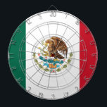 Bandera de México - Flag of Mexico - Mexican Flag Dartboard<br><div class="desc">Bandera de México - Flag of Mexico - Mexican Flag - Escudo Nacional de México - Mexican Emblem - Bandera Mexicana - Escudo de la Bandera de Mexico - Emblema Mexicano</div>