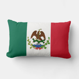 Bandera de México Republic Flag: 1824-1835 Lumbar Pillow