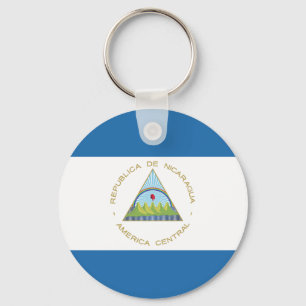 Bandera de Nicaragua Keychain