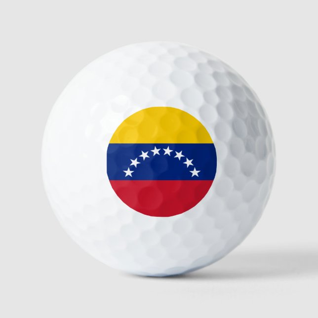 Bandera de Venezuela  Golf Balls (Front)
