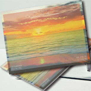 Banderas Bay Sunset 1738 Notepad