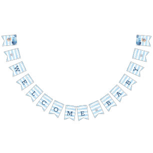 Banderole de Baby shower d'accueil Teddy Bear