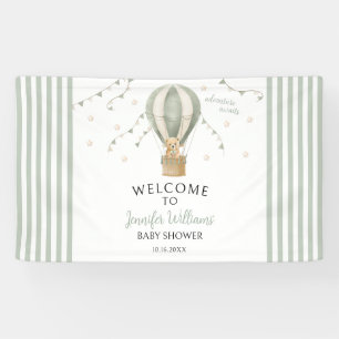 Banderole de bienvenue pour Baby shower à ours en