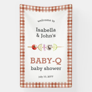 Banderole de Bienvenue pour Baby Shower Barbecue