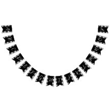 Banderole de fanions à motif de feuilles de palmie