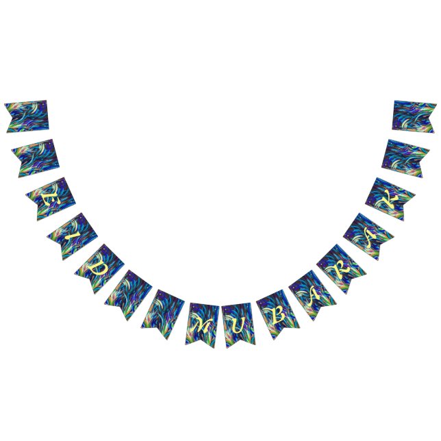 Banderole de l'Aïd Moubarak - Bruxelles (Tout)