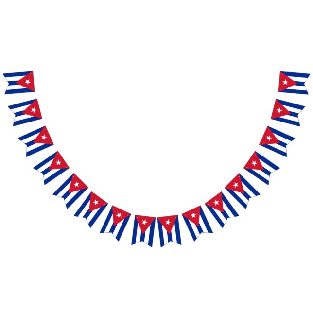 Banderole du drapeau cubain (Tout)