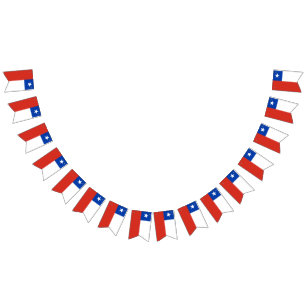 Banderole du drapeau du Chili