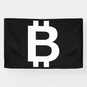 Banderole en vinyle Bitcoin B Cool 2,5x4