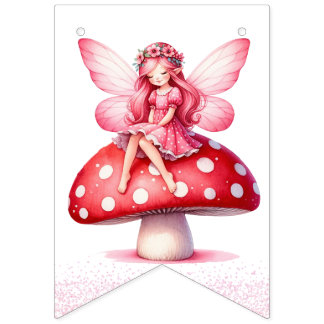 Banderole Joyeux Anniversaire Princesse Fée