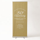 50e anniversaire Gold Dust Confetti Bienvenue