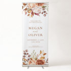 Elégant Boho Automne Floral Mariage Bienvenue