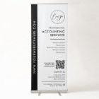 Logo d'entreprise minimaliste QR Code promotionnel