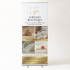 Logo d'or moderne Boutique Bijoux 4 Photos Promo