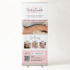 Salon de beauté moderne rose féminin Services QR C