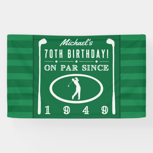 Banderoles 1949 70e Birthday (Horizontal)