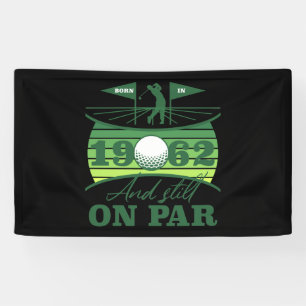 Banderoles 1962 60e anniversaire de golf Lover