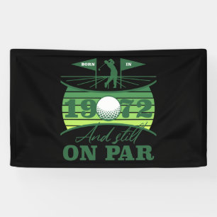 Banderoles 1972 70e anniversaire de golf Lover