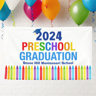 Banderoles 2024 École sur mesure de l'enseignement préscolair