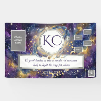 Banderoles 2025-2026 Galaxy Teacher Appreciation Banner