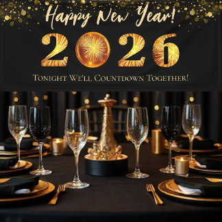 Banderoles 2026 New Years Eve Party