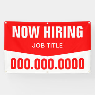 Banderoles 3' x 5' maintenant en location avec titre et numér