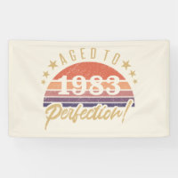 40e anniversaire 1983 Âgé à la perfection