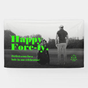 Banderoles 40e anniversaire moderne 50e anniversaire Golf