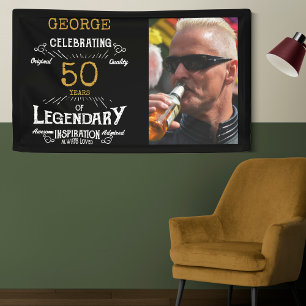 Banderoles 50e anniversaire Modèle photo légendaire