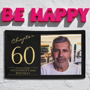 Banderoles 60e anniversaire Black Gold Photo