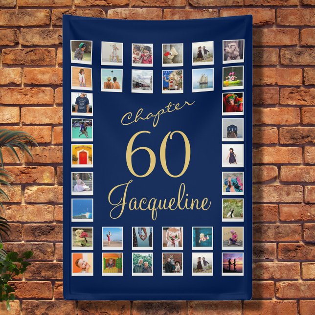 Banderoles 60e anniversaire Blue Gold (Créateur téléchargé)