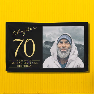 Banderoles 70e anniversaire Black Gold Photo