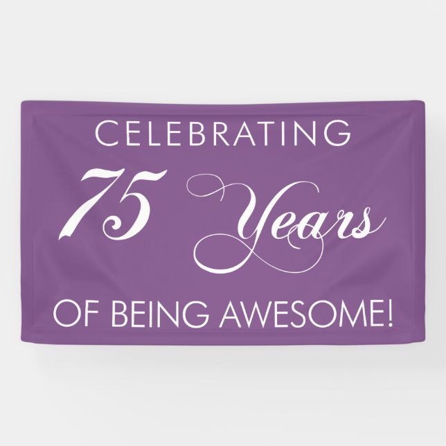 Banderoles 75 Jahre Phantastischer Banner (Horizontal)