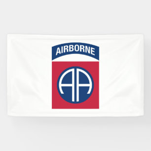 Banderoles 82e division aéroportée Insignia Ancien combattant