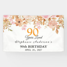 90 Ans Aimé Fleur De Pêcher 90e