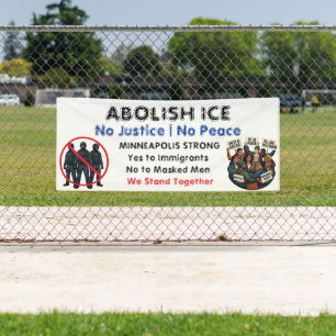 Banderoles Abolir ICE Ramener la compassion et l'empathie