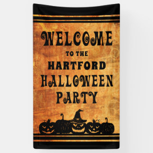 Banderoles Accueil personnalisé de la fête d'Halloween