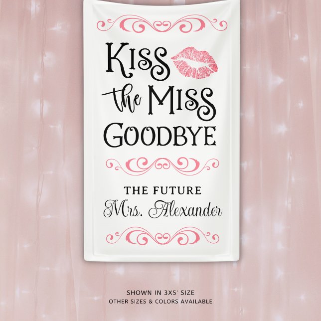 Banderoles Adieu à la mariée Cadeau de dernière soirée person (Créateur téléchargé)