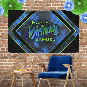 Banderoles Ado Boy Anniversaire