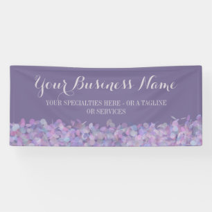 Banderoles Affaires pourpres de confettis