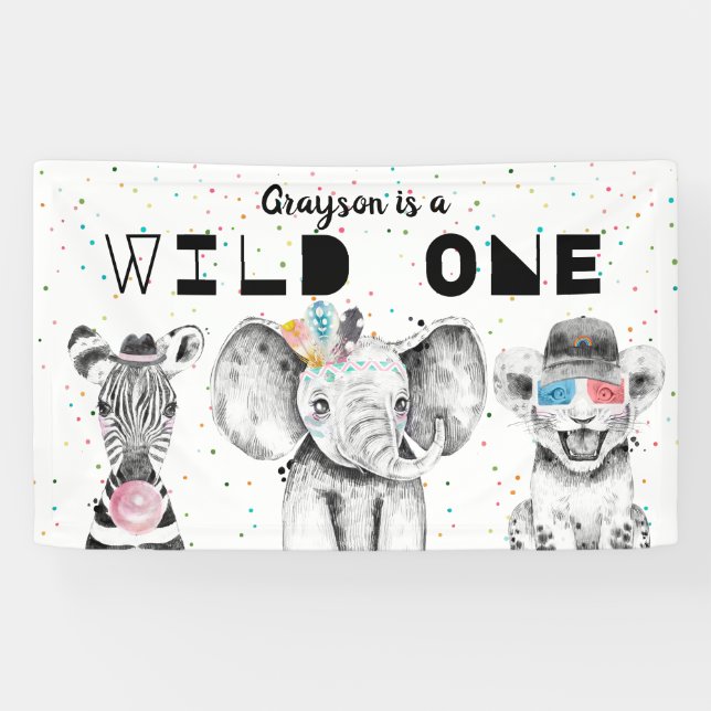 Banderoles Affiche de bienvenue d'anniversaire d'une fête sim (Horizontal)