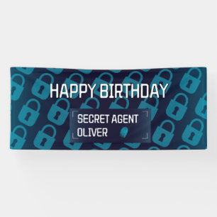 Banderoles Agent secret Détective Spy Mystery Party