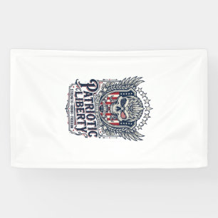 Banderoles Aigle Tactique Patriotique Crâne Inspiré Militaire