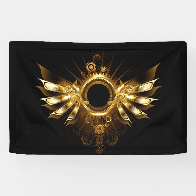 Banderoles Ailes de Steampunk (Horizontal)