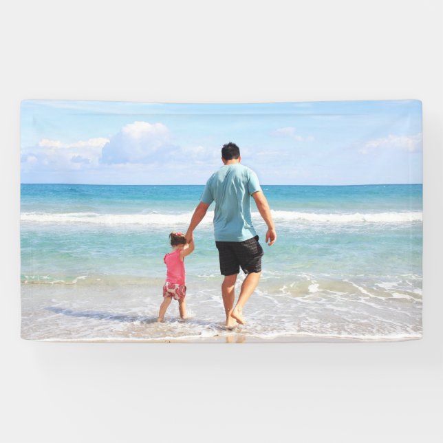 Banderoles Ajouter votre propre photo et/ou texte (Horizontal)