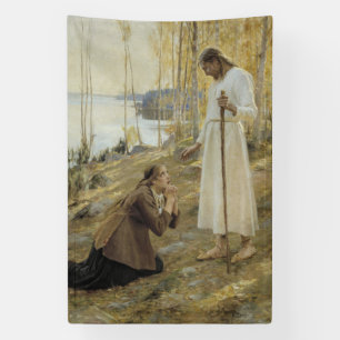Banderoles Albert Edelfeue - Christ et Mary Magdalene