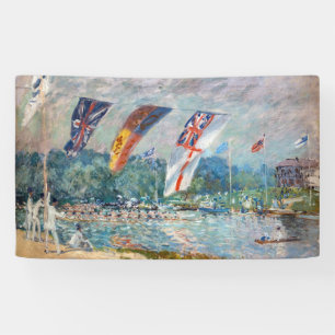 Banderoles Alfred Sisley - Régate à Molesey