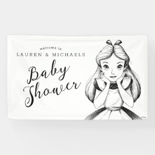 Banderoles Alice au pays des merveilles - Baby shower Cheshir