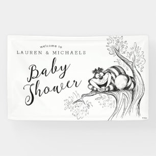 Banderoles Alice au pays des merveilles - Baby shower Cheshir